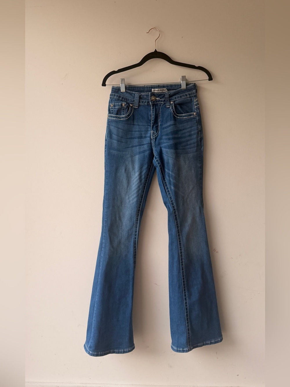Classic Women's Blue Flare Jeans